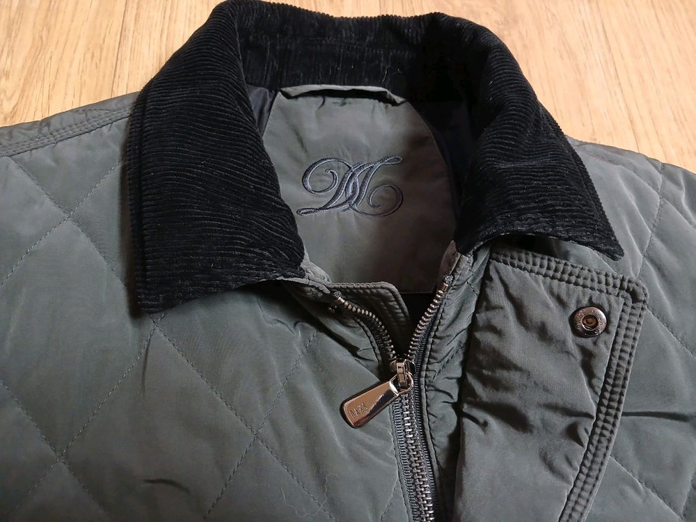 닥스(정품) 남성 퀄팅 자켓 (카키) (95~100) (상태 최상급 깨끗하고 좋아요)--2