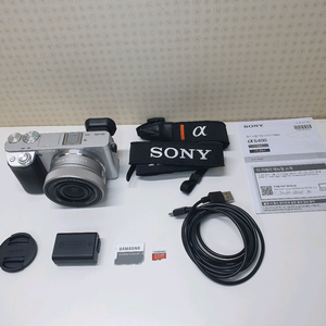 소니 ILCE-6400 (A6400)미러리스 카메라