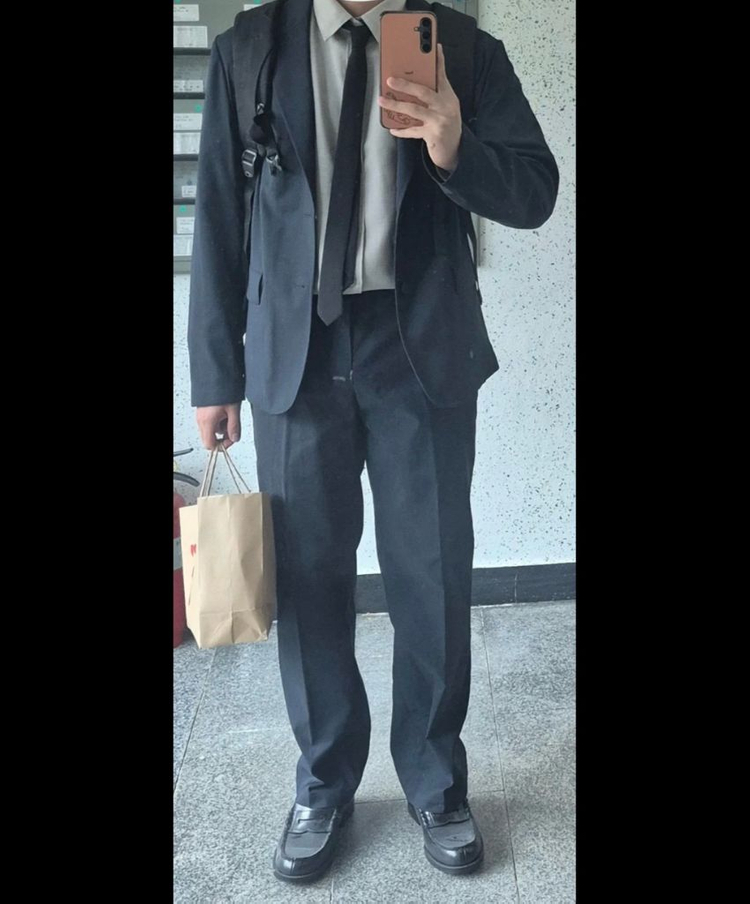 넌블랭크 울 텐센 언컨 셋업 수트 다크네이비 캐쥬얼 M사이즈 정장 이미지