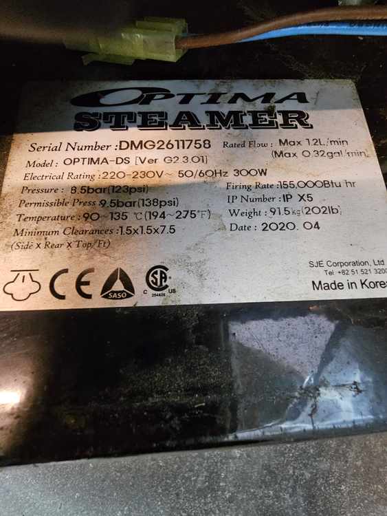 성진 옵티마DS 스팀세차기 판매합니다--1