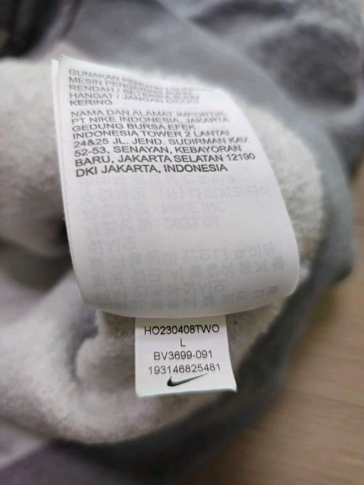 나이키 키즈 L 기모 후드 집업 155 사이즈--5