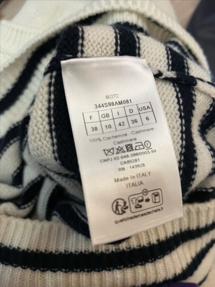 디올 반팔 니트 (미착용)--2