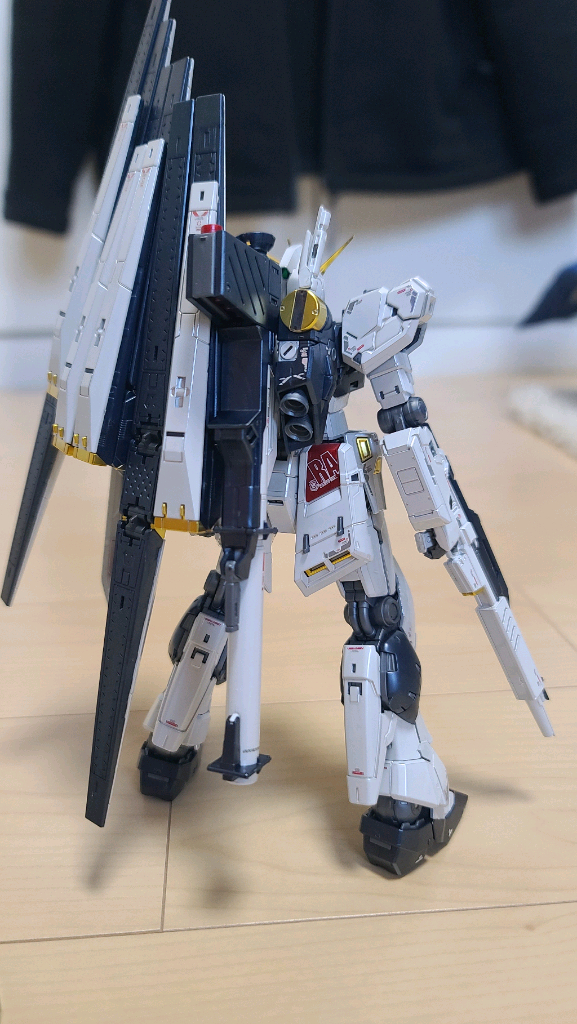 RG 뉴건담 티타늄피니쉬 (+델피 홀로데칼) 조립품 팝니다.--2