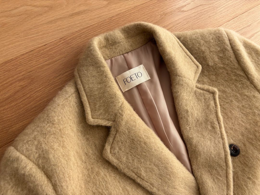 포에토 알파카 더블 코트 이미지