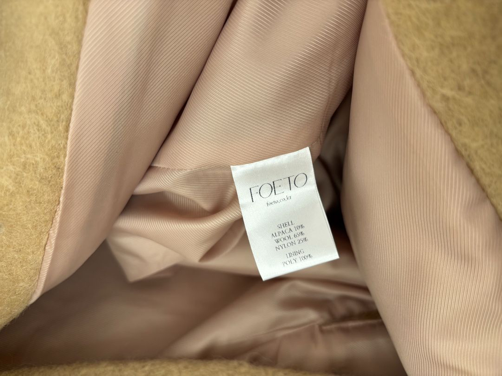 포에토 알파카 더블 코트 이미지