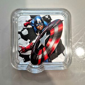 마블 캡틴아메리카 2온스 은화 실버바