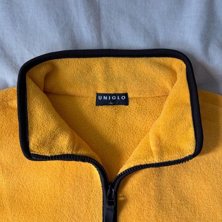 일본판 빈티지 유니클로 하프집업 후리스--2