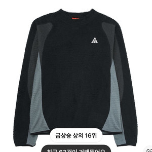 [L]나이키 ACG 울프 라이컨 크루넥 블랙 앤트러사이트