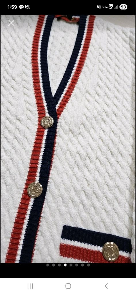 *정품*마쥬 MAJE 롱 니트 에크루 가디건 1사이즈*택포*--2