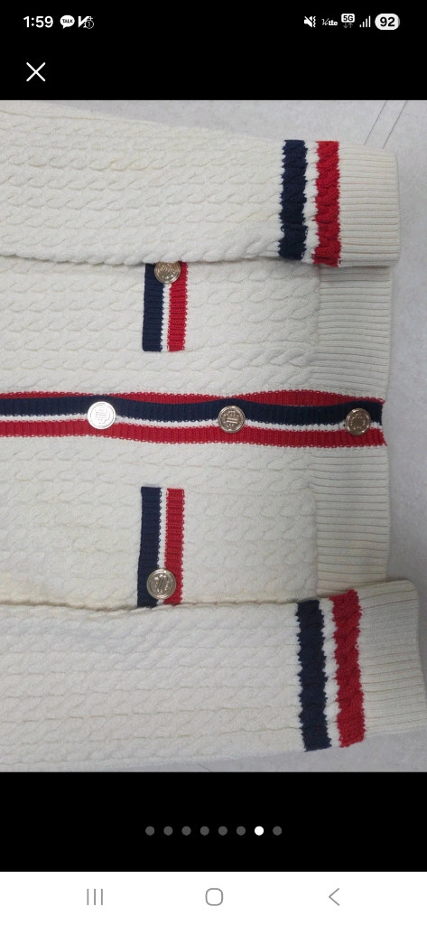 *정품*마쥬 MAJE 롱 니트 에크루 가디건 1사이즈*택포*--5