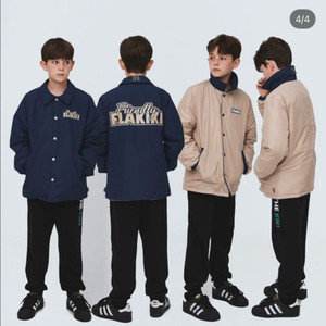 [새상품]플라키키 양면 코지 자켓 네이비 14y 이미지