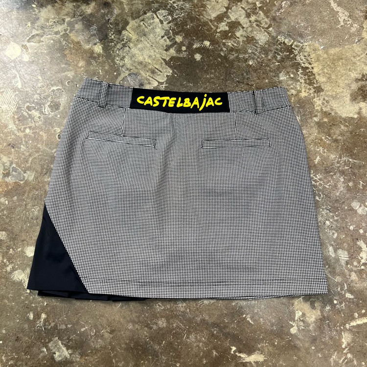 28) 까스텔바작 체크 골프 스커트 치마바지 큐롯팬츠 여성골프웨어 이미지