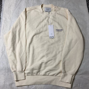 비바스튜디오 아이보리퍼플 맨투맨 XL