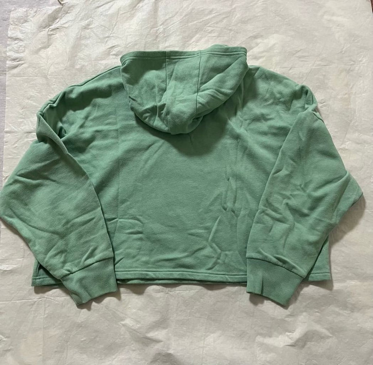 언더아머 여성 크롭 후드티 M--3