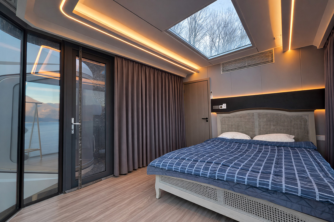 풀옵션 우주선 이동식 주택 / 4000만원 / 풀옵션!! 투룸!! 각 방 침대에 냉난비까지 구비!! 화장실!!--1