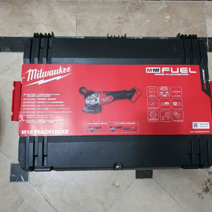 밀워키 m18 FSAGV125 그라인더 (퀵스탑,속도조절가능모델) + 5ah 배터리 + 충전기 세트 (네고불가)