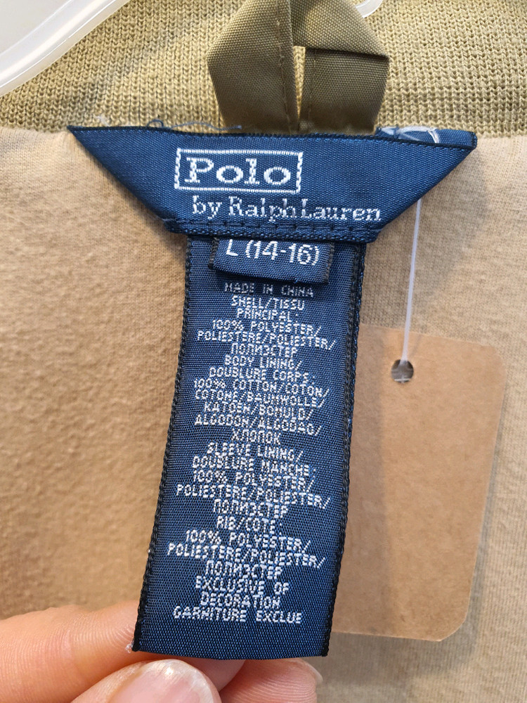 [여성 55-66추천] 폴로 랄프로렌 클래식 후드 자켓 (베이지)--7