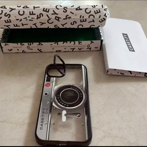 아이폰 15플러스:케이스티파이 (CASETiFY) 정품: 카메라 링 스탠드형입니다. 이미지