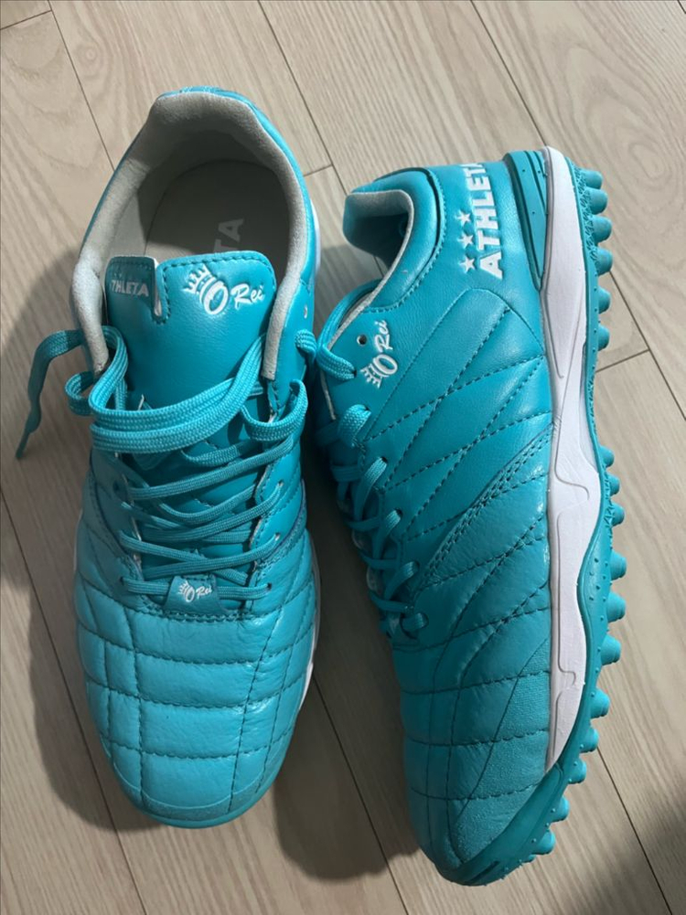 아슬레타 A005 TF 풋살화 민트 245 새상품 소장용 이미지