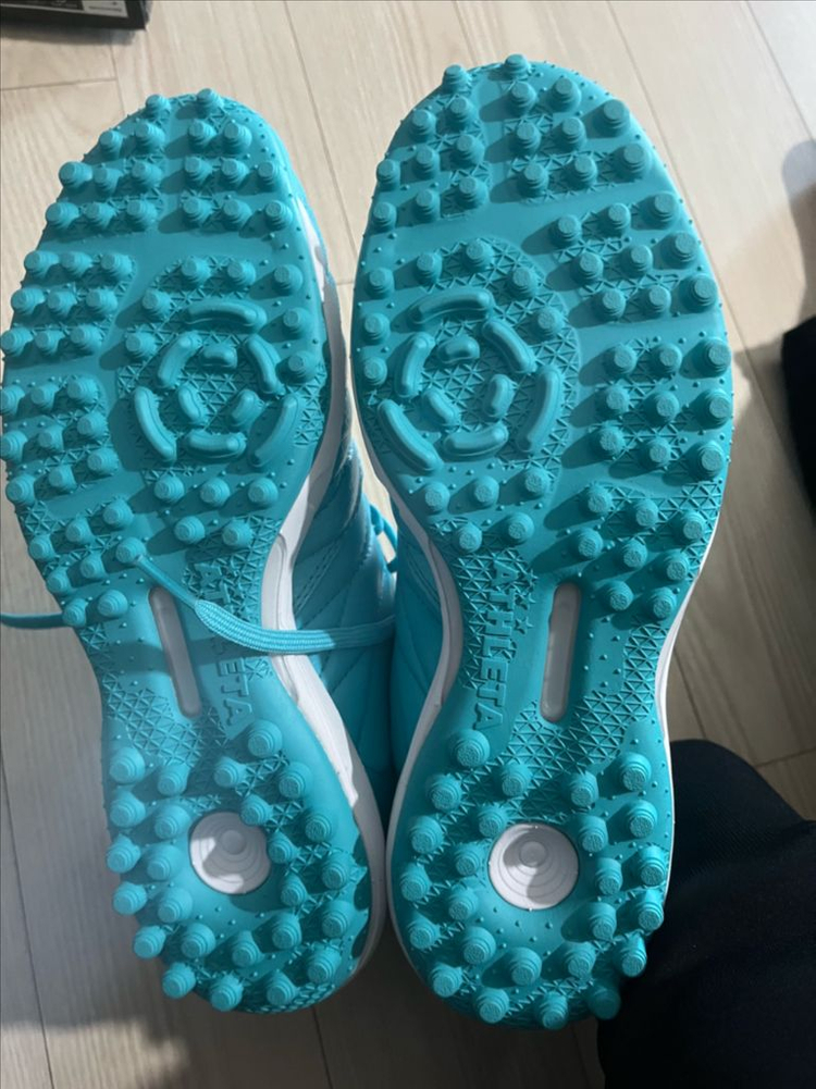 아슬레타 A005 TF 풋살화 민트 245 새상품 소장용 이미지