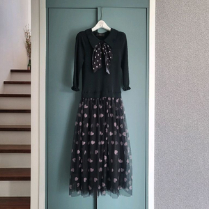 샤틴 러블리 하트 롱원피스 (반택포)