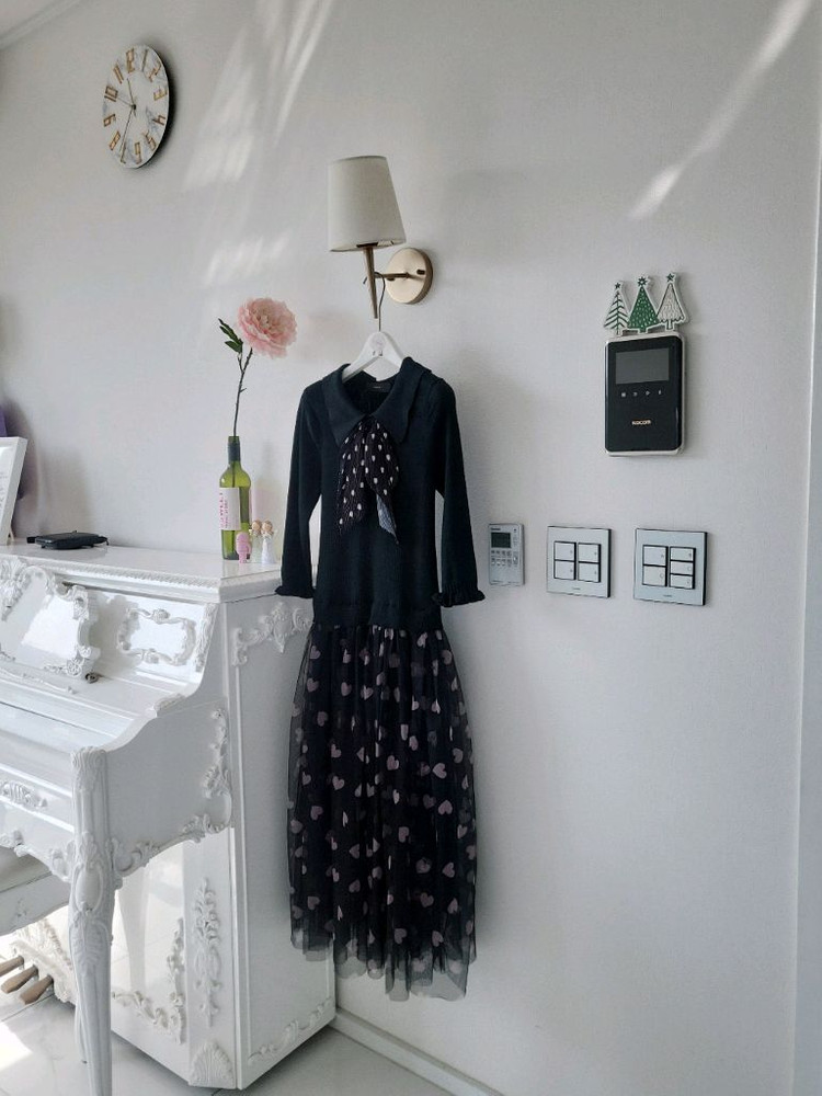 샤틴 러블리 하트 롱원피스 (반택포)--2