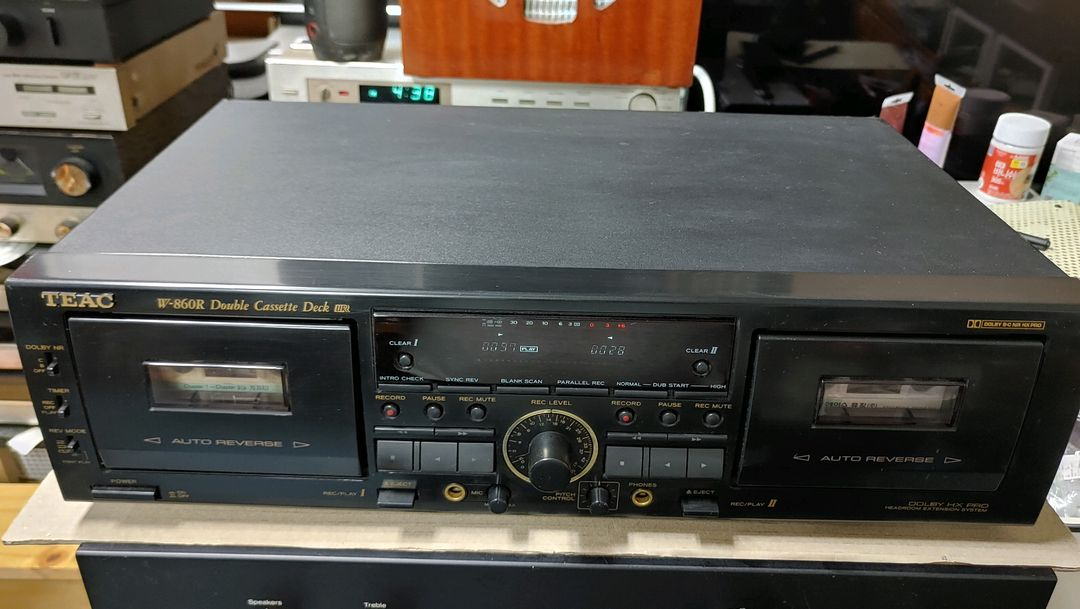 TEAC W-860R 더블 카세트 데크--1