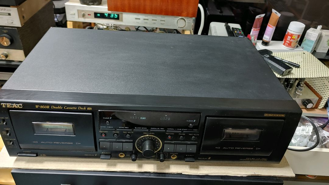 TEAC W-860R 더블 카세트 데크--2
