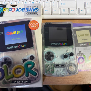 닌텐도 게임보이 컬러 클리어_순정