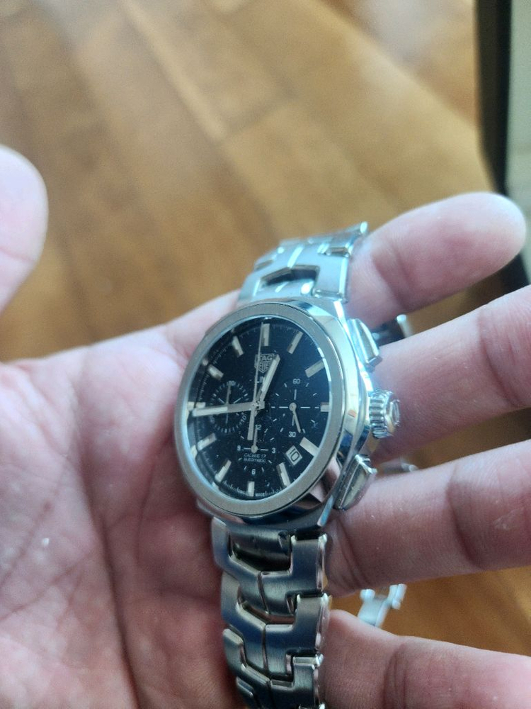 태그호이어 신헝 링크 칼리버17(손흥민시계) 크로노 로토 청판--1