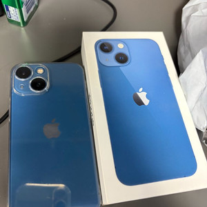 아이폰 13미니 128 블루(케이스 새거 4개, 필름 2개 포함) 이미지