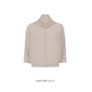 이세이미야케 미 돌먼 가디건 3월 라이트그레이