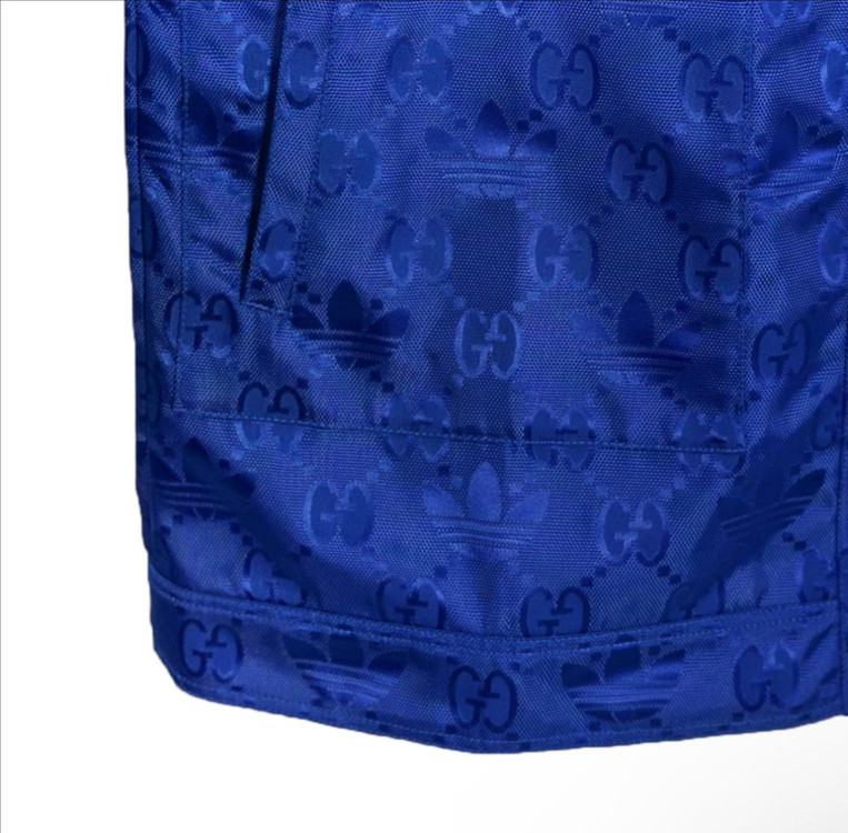 38 구찌 아디다스 남성 삼선 봄버 바람막이 트랙 자켓 이미지