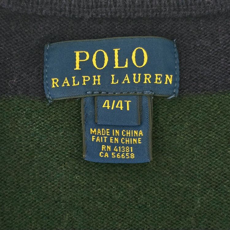 폴로 랄프로렌키즈 울 크루넥 니트 4T--6