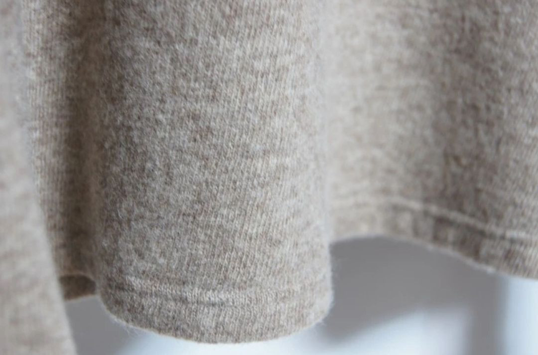 Kapital 캐피탈 헨리넥 가죽패치 니트 스웨터--6