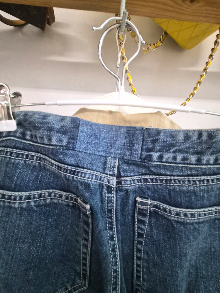 레터링 트렌치점퍼.디자이너 와이드데님--8