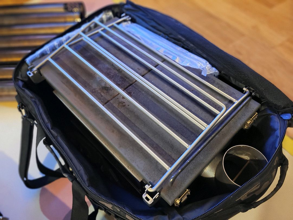 와일드와일드웨스트 X스토브 사이드뷰 화목난로 풀세트 이미지