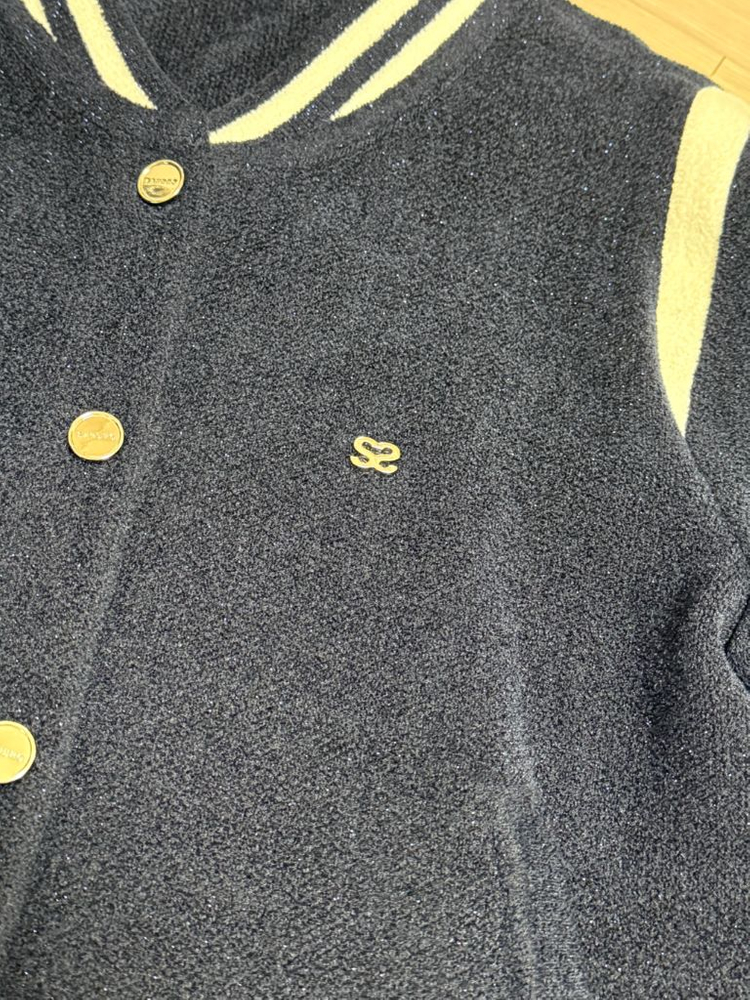 Sandro 바시티 자켓 네이비--1