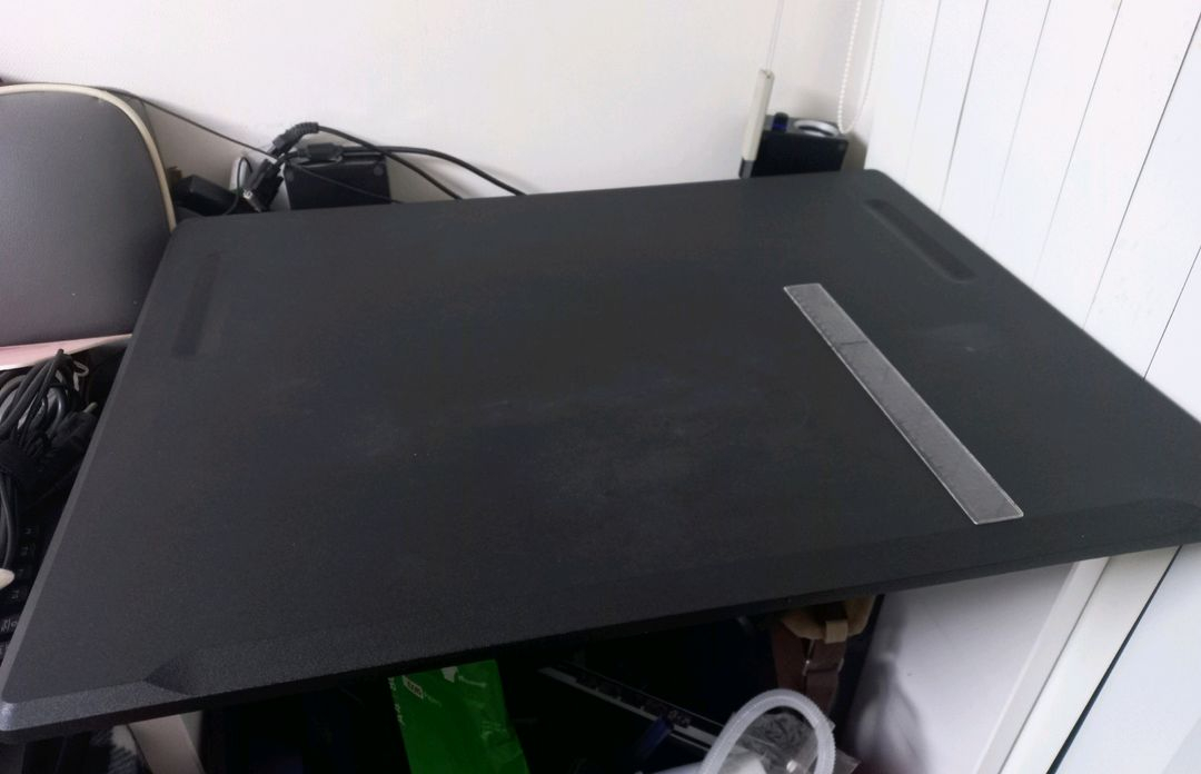 [서울방배동] [렌데스크 플랫] 대형 높이 조절 스탠딩 데스크 책상 블랙 (80*60cm) 이미지