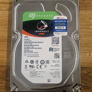 씨게이트 아이언울프 하드 4TB