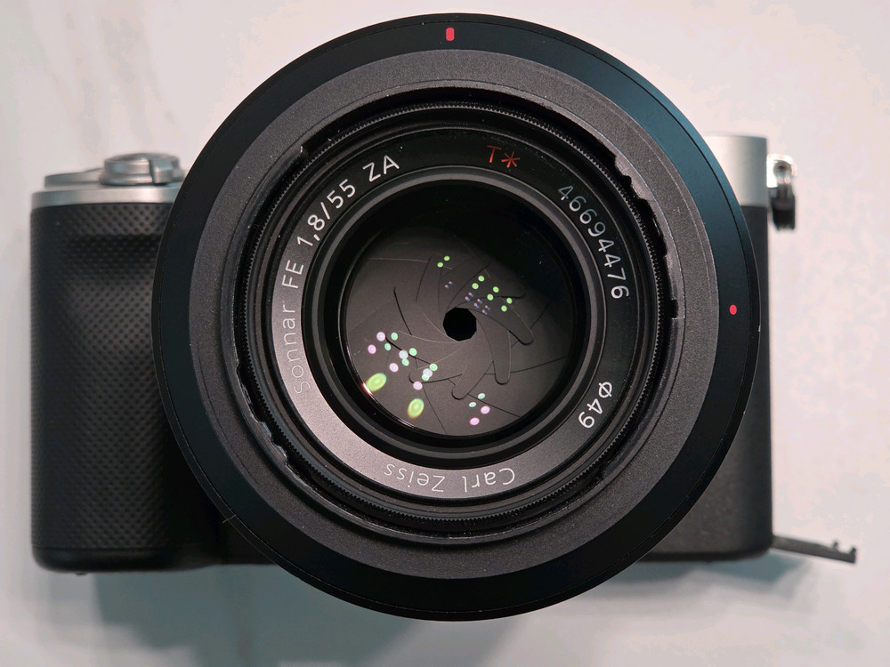 소니 A7C 미러리스 카메라 + 소니 SEL55F18Z 자이즈 단렌즈--6