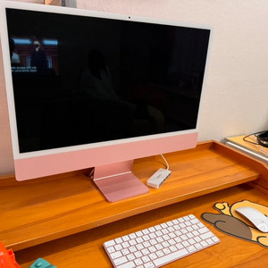 애플 아이맥 24 M3 핑크