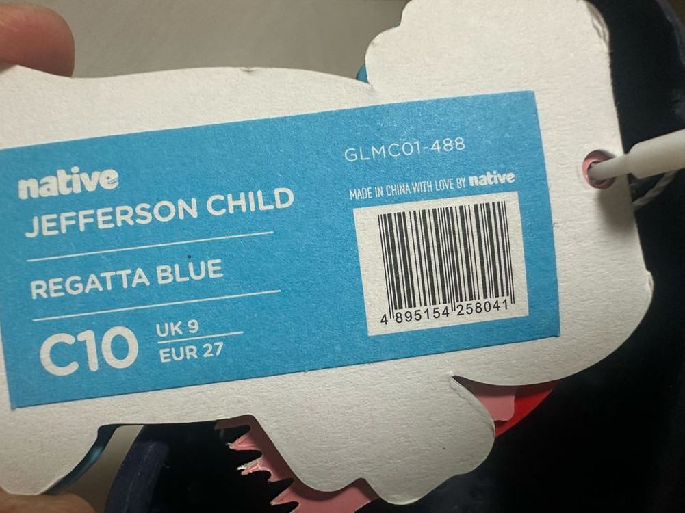 (택달린 새상품) 네이티브 제퍼슨 키즈 C10 (남아옷 크록스 나이키 운동화 160 170)--4