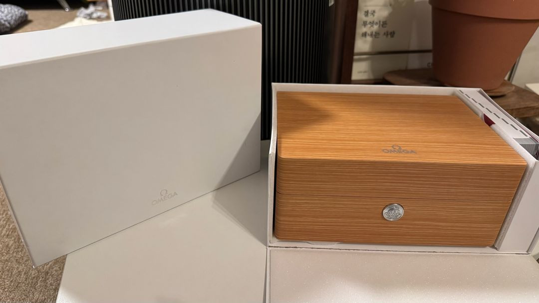 오메가 원목 시계 케이스 풀구성--3