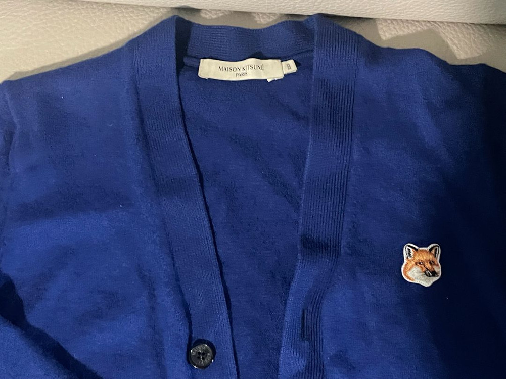 메종키츠네 가디건 정품 s--3