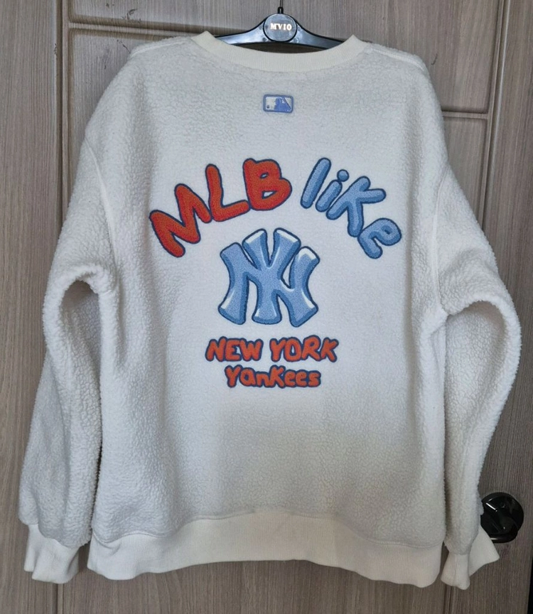 MLB 뉴욕 양키스 뽀글이 맨투맨(공용가능)M(95) 이미지