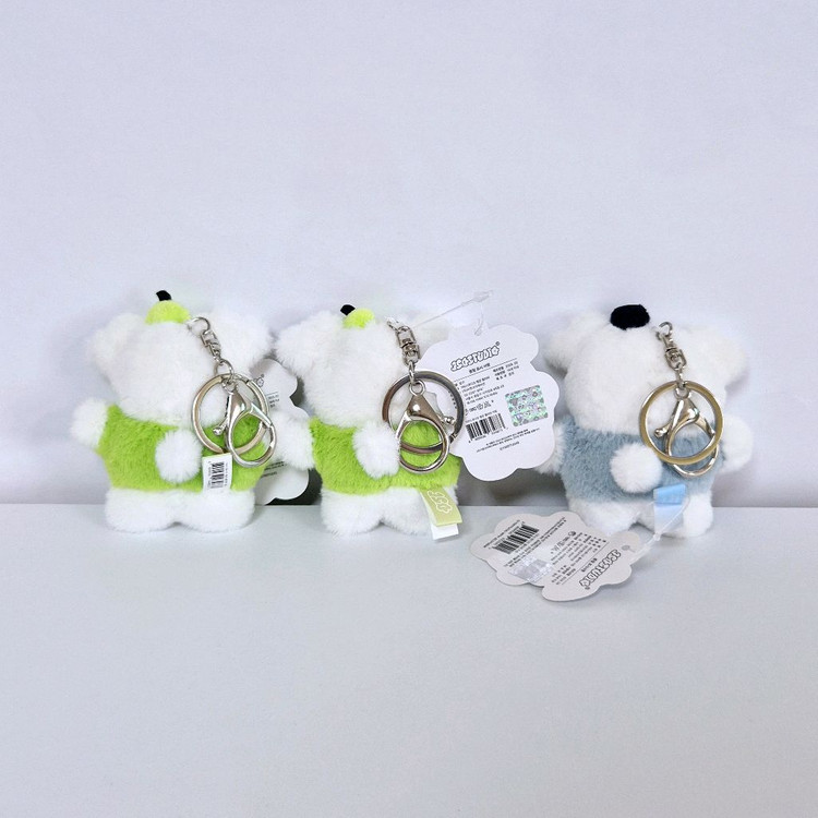 150 스튜디오 플러피 퍼피 클로버 체리 강아지 키링 이미지