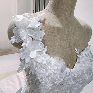 빅사이즈프리미엄언발실크웨딩드레스(새상품)