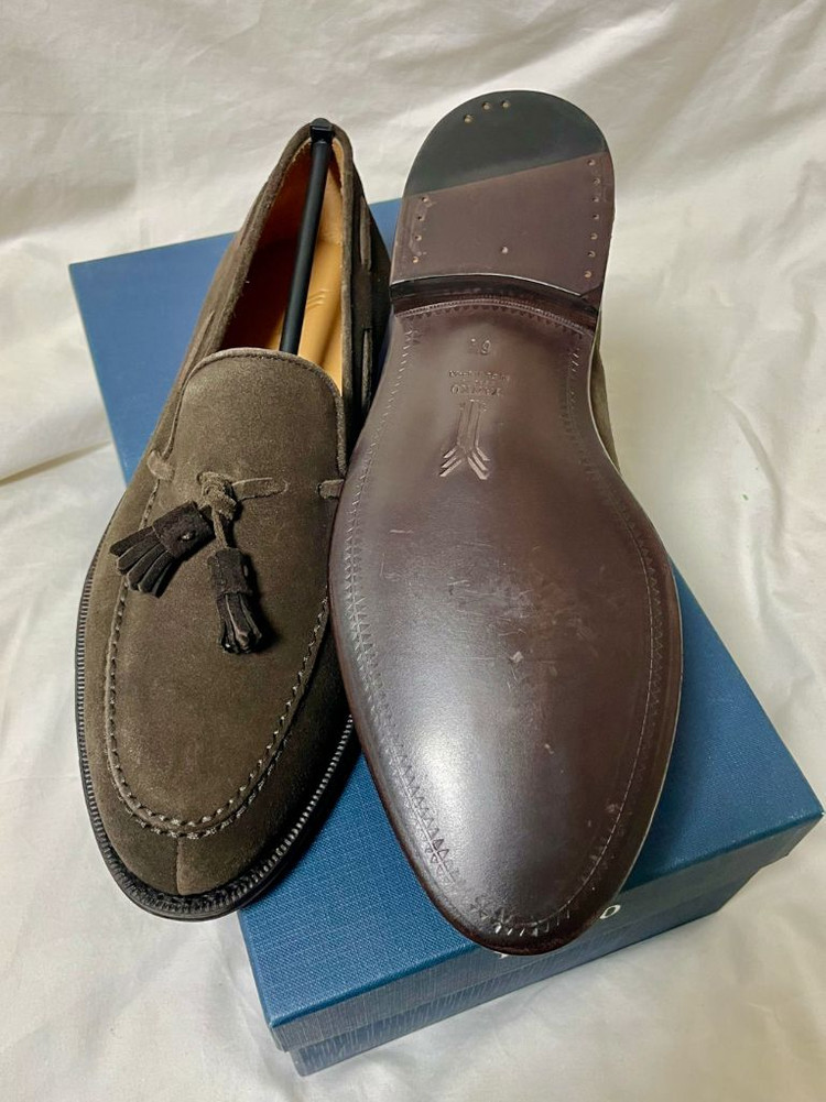 Yanko 얀코 브라운 스웨이드 테슬로퍼 (새상품) 매장정리--1