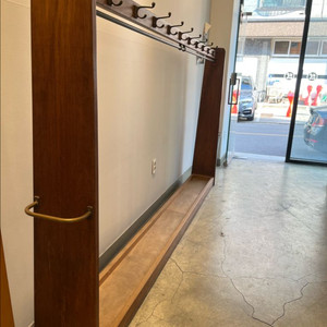 원목 벽걸이 행거